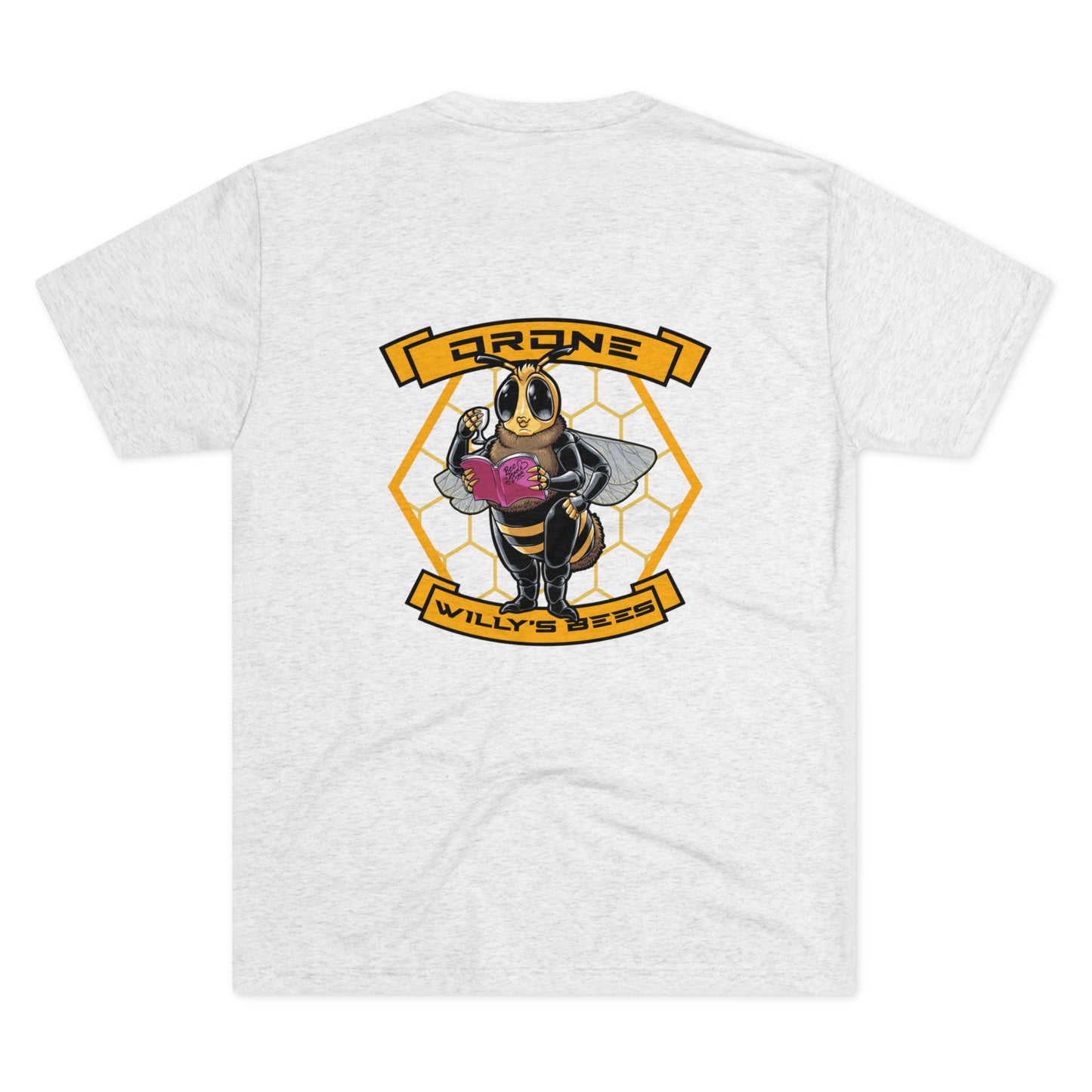 Unisex Tri-Blend Crew Tee Drone Bee