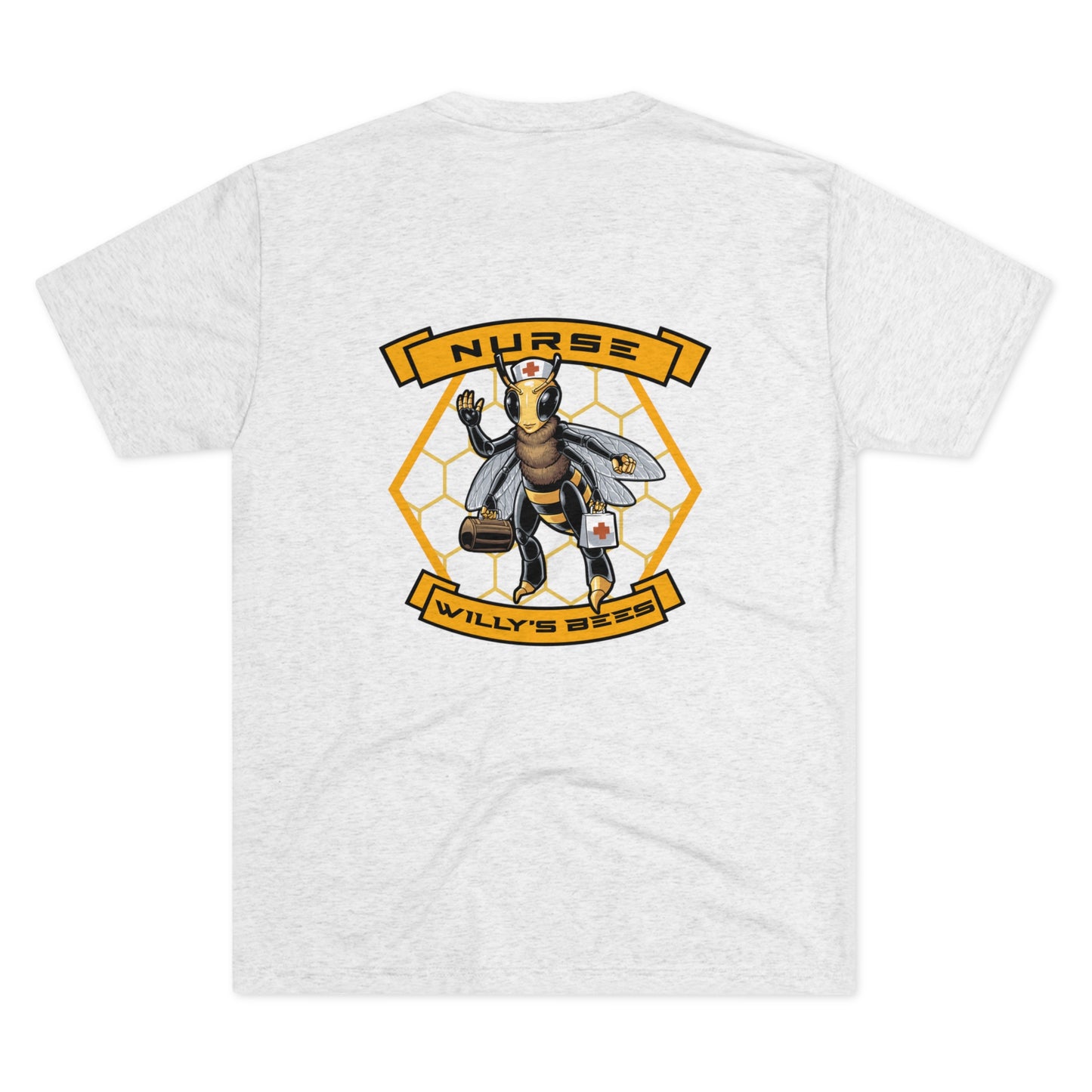 Unisex Tri-Blend Crew Tee Nurse Bee